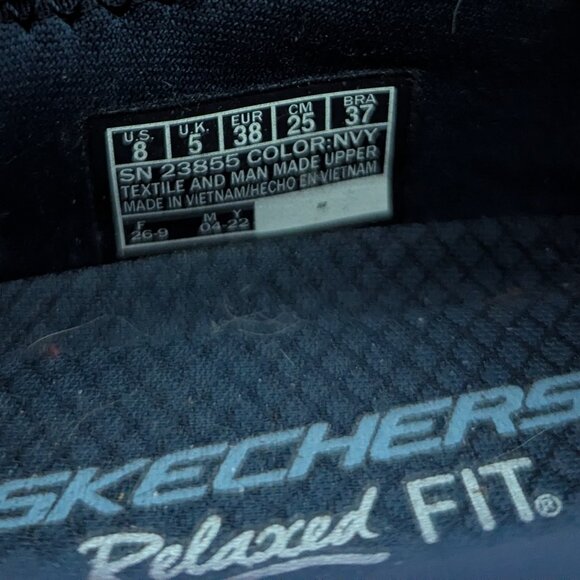 Skechers Navy Sneakers - Picture 2 of 5